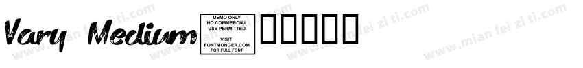 Vary Medium字体转换